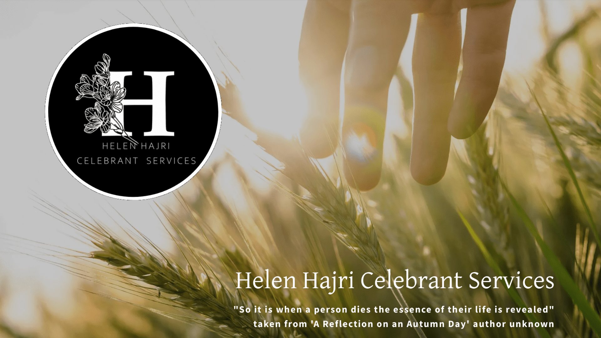 Helen Hajri Celebrant Services