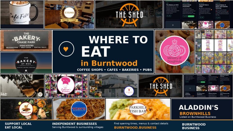 Where to Eat in Burntwood: A Local Guide to Cafes, Pubs and Takeaways